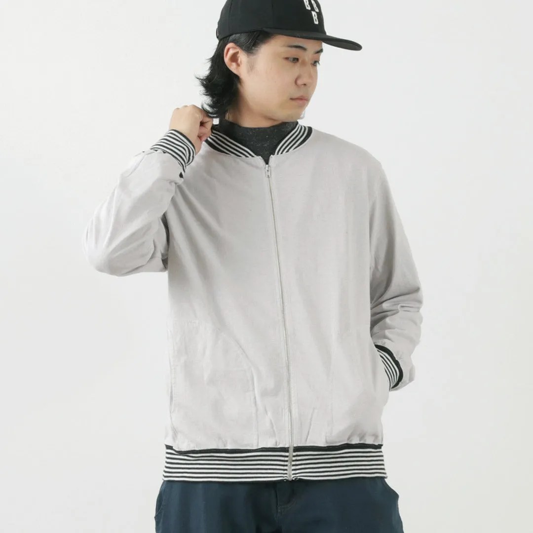 GOOD ON / Striped Rib Tee Track Jacket