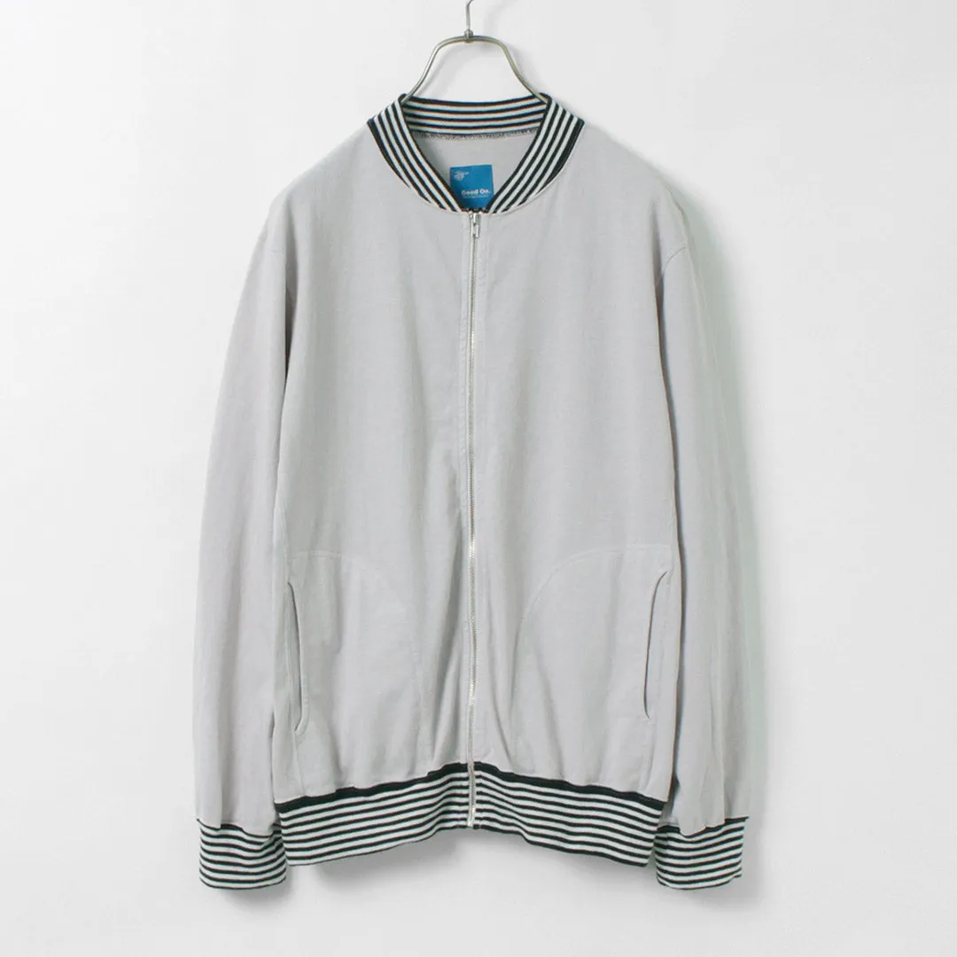 GOOD ON / Striped Rib Tee Track Jacket