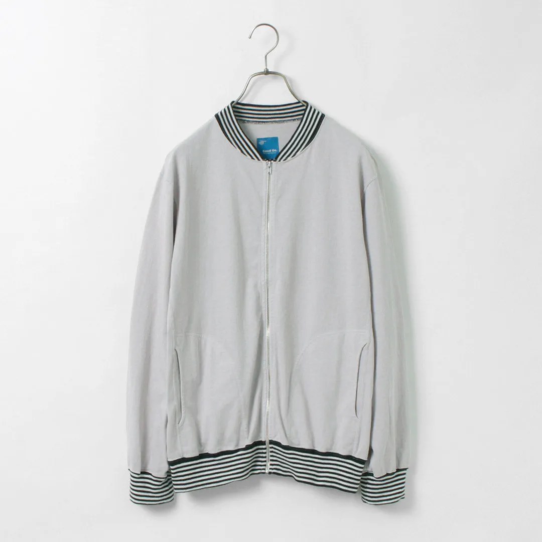 GOOD ON / Striped Rib Tee Track Jacket