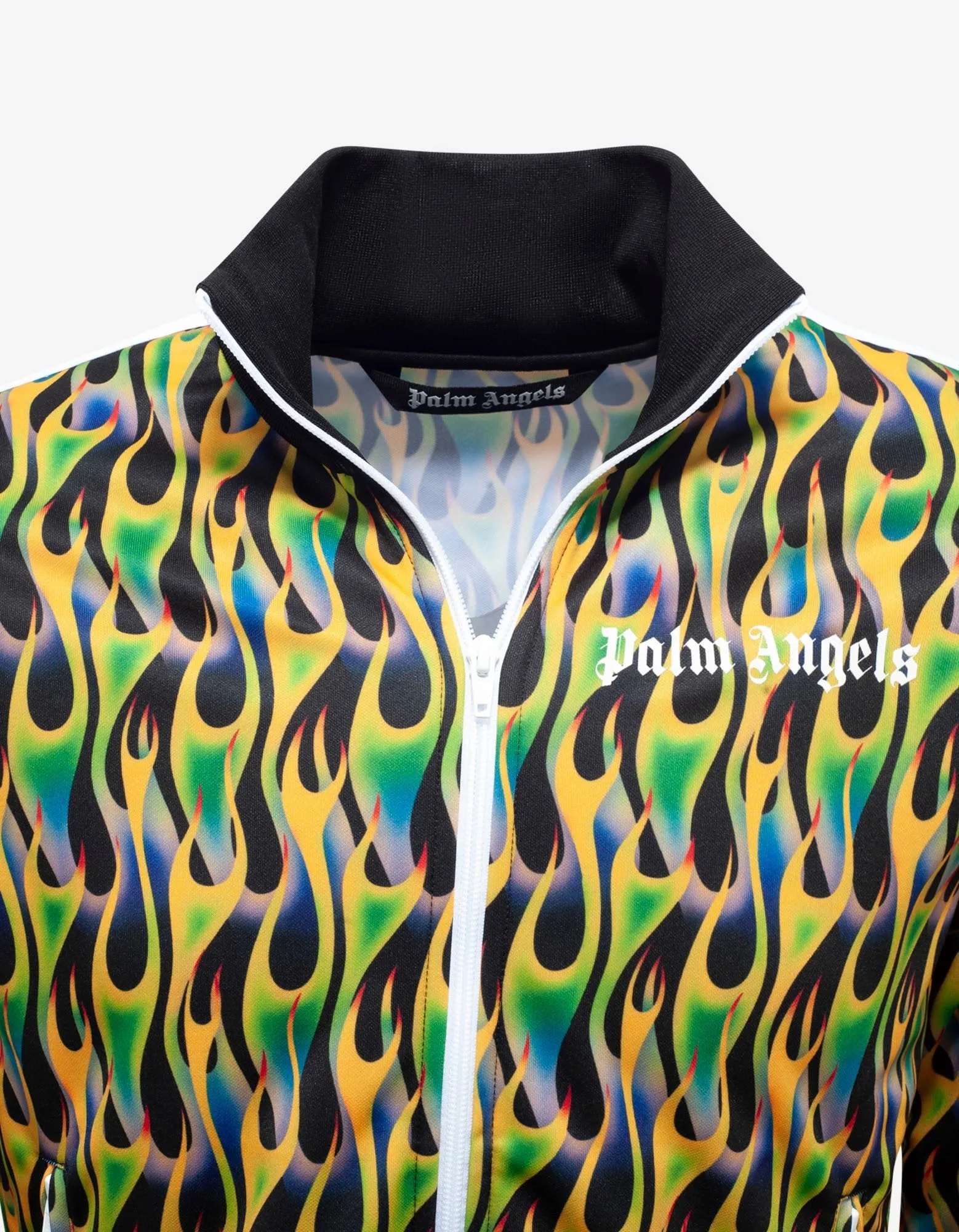 Green Burning Print Track Jacket