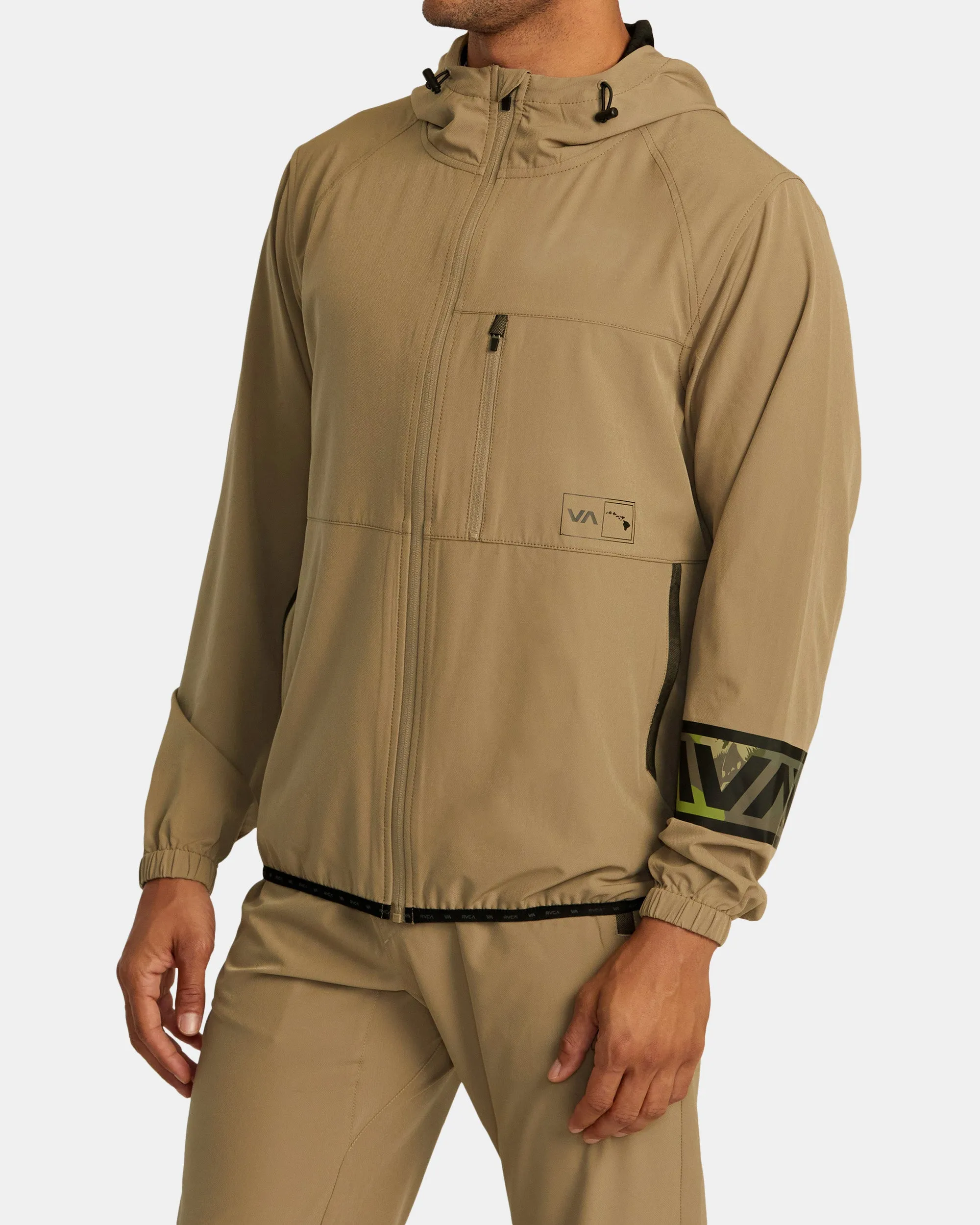 Hawaii Full Zip Jacket - Dark Khaki