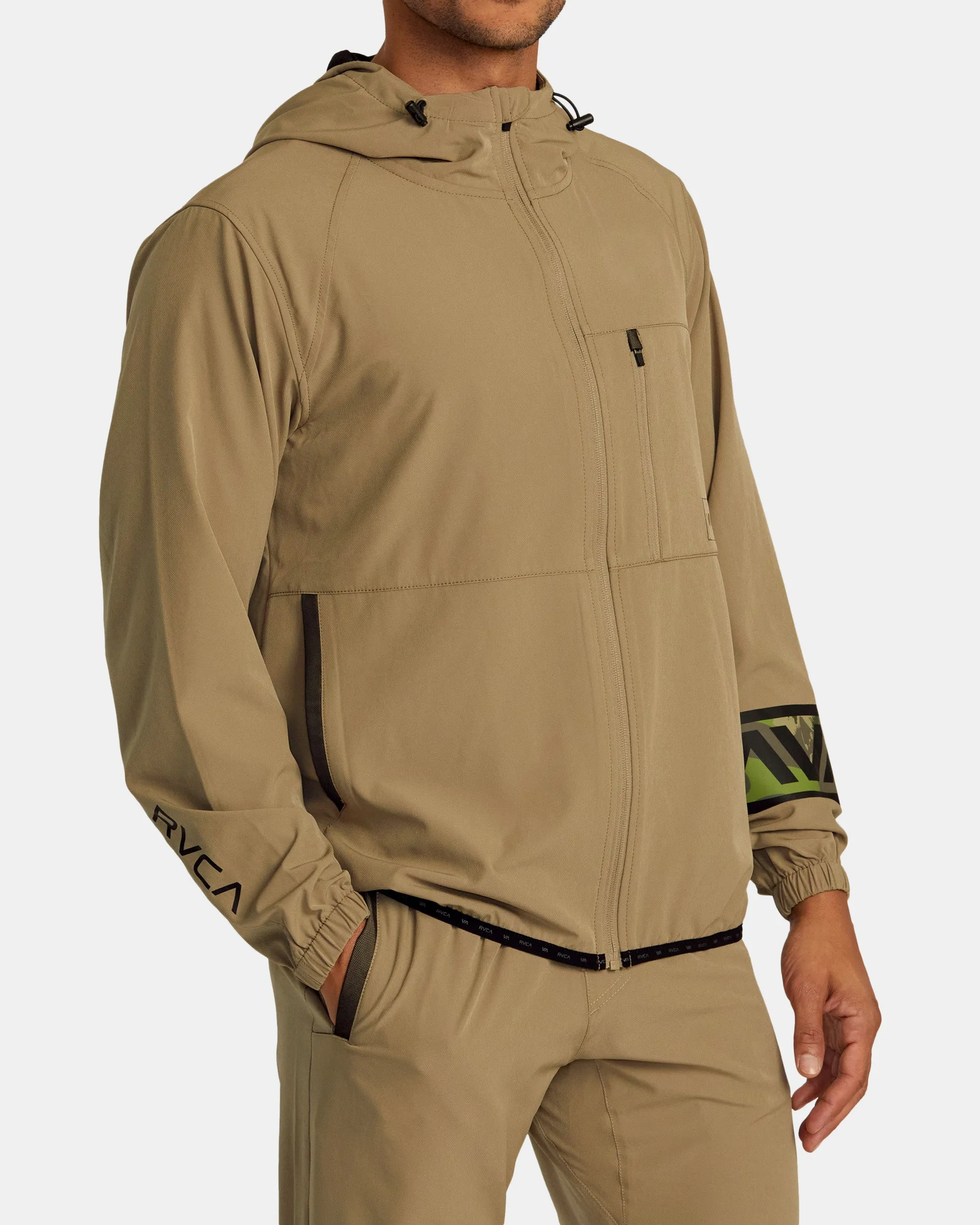 Hawaii Full Zip Jacket - Dark Khaki