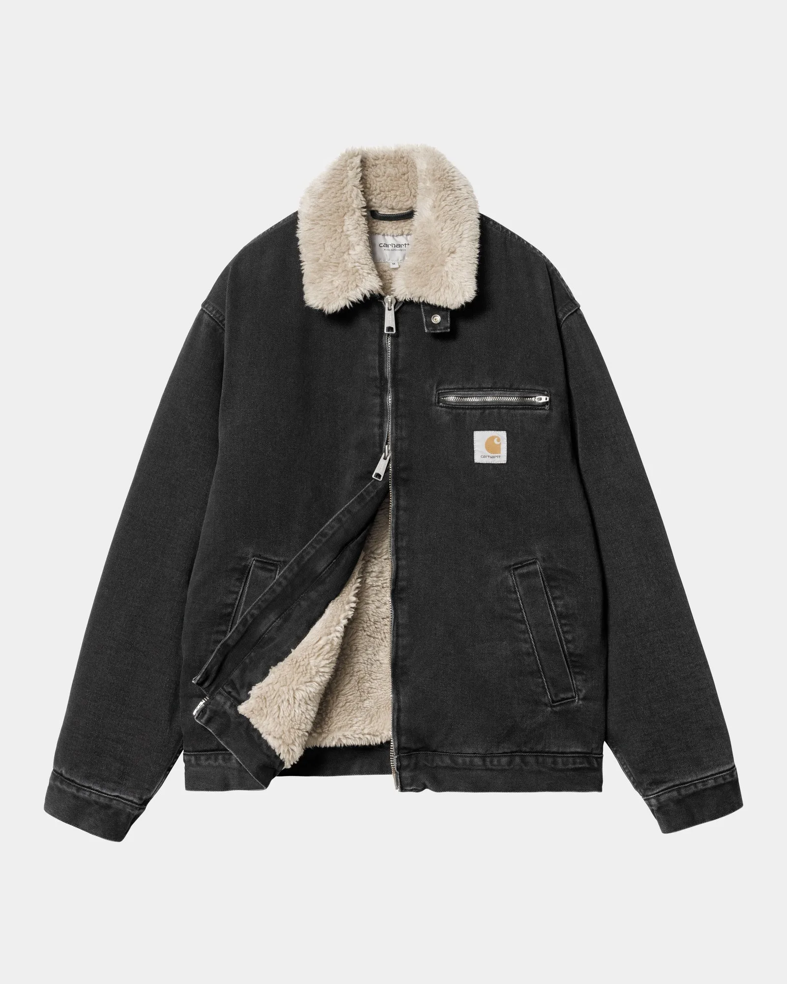 Herald Jacket | Black / Wall (stone washed)