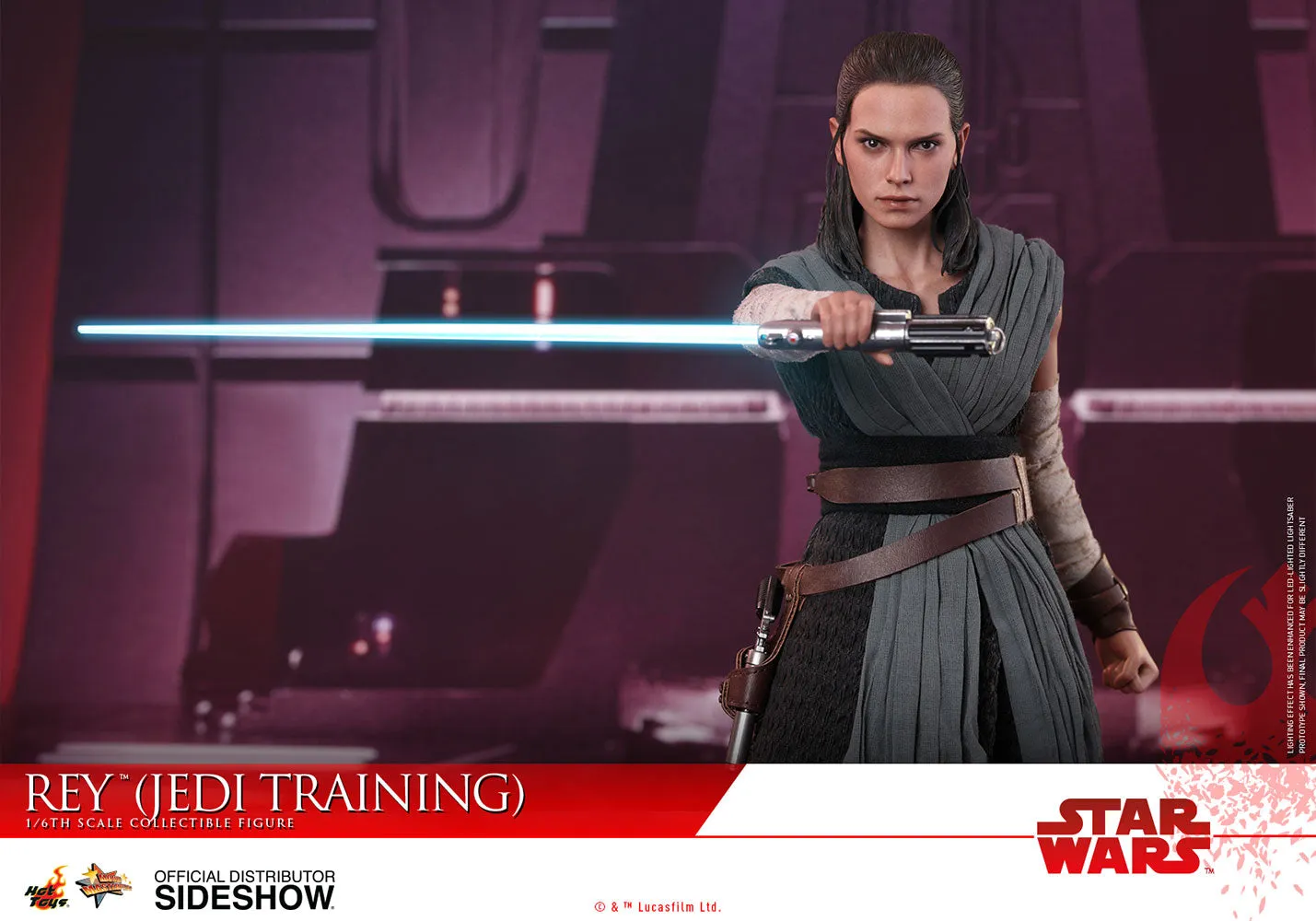 Hot Toys Rey Jedi Training Star Wars: The Last Jedi - Movie Masterpiece Series - Sixth Scale Figure