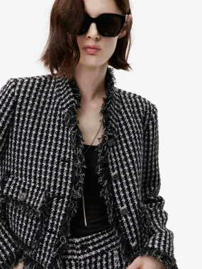 Houndstooth Pattern Jacket