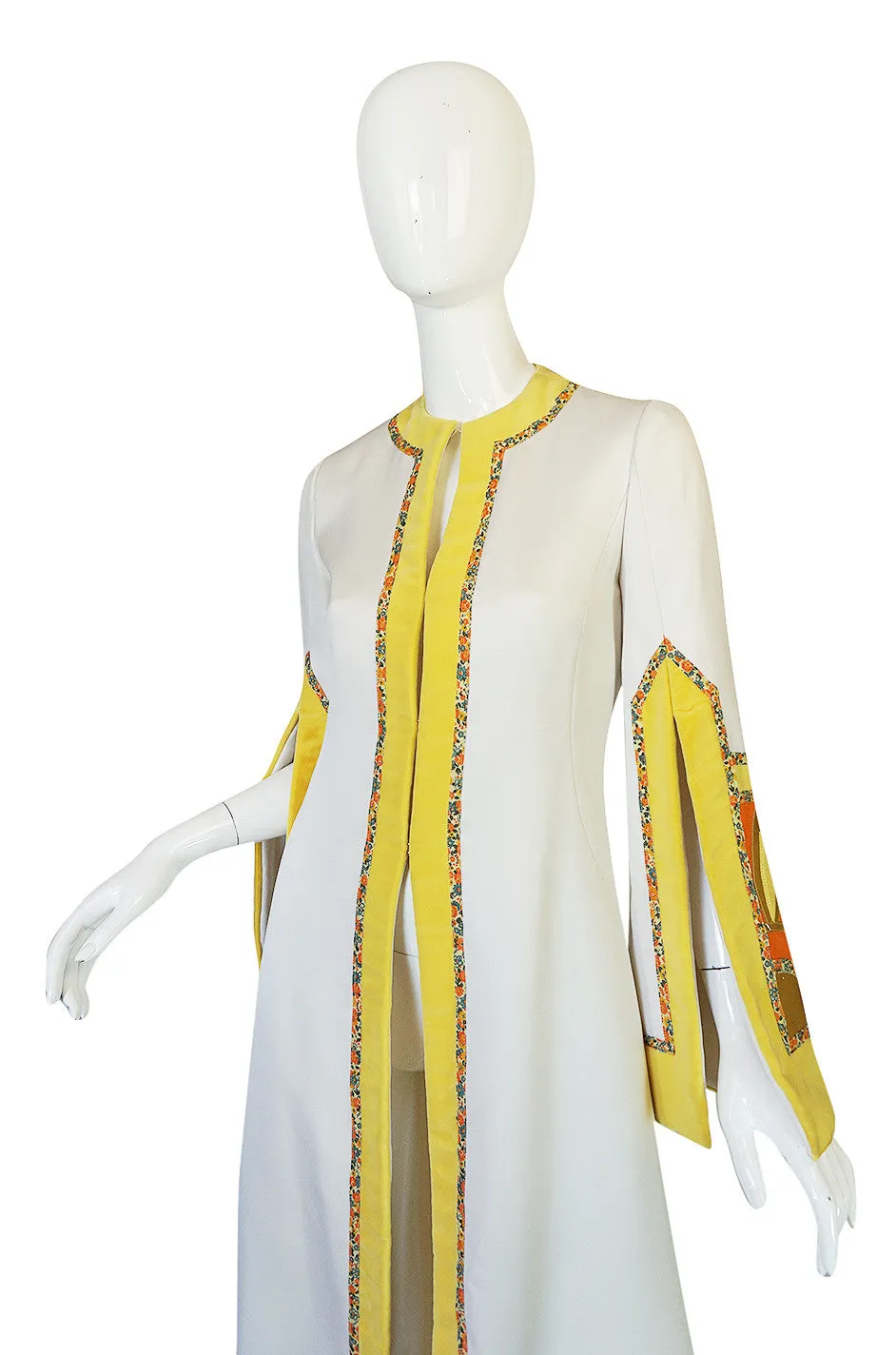 Iconic c.1969-75 Malcolm Starr Quilted Art-to-Wear Coat