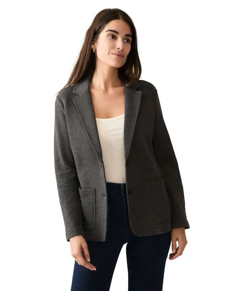 Inlet Blazer Black Sky Melange Jacket