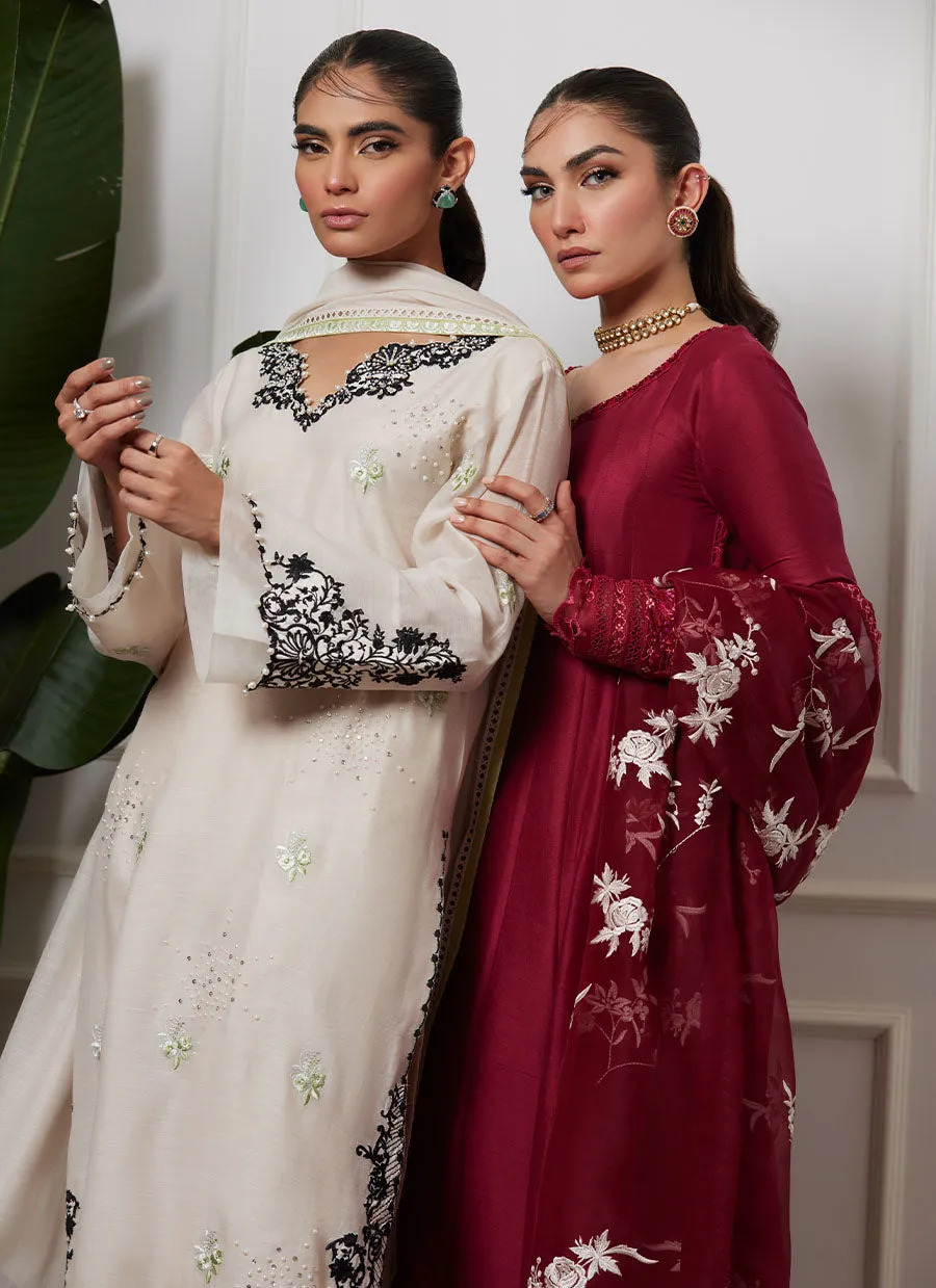 Jomana Scarlett Shirt And Dupatta