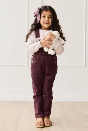 Jordie Cord Overall - Blackberry