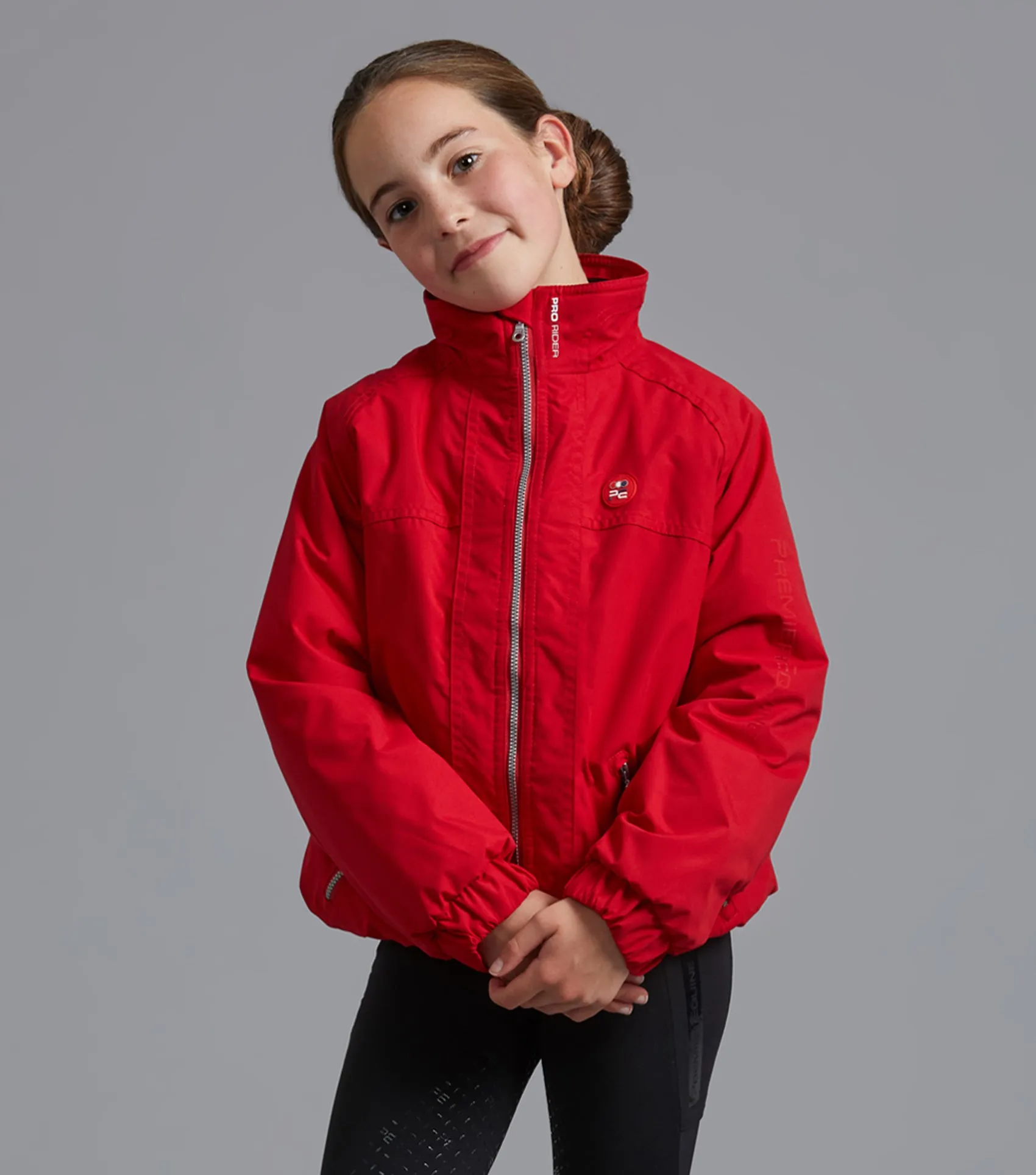 Junior Pro Rider Unisex Riding Jacket Red