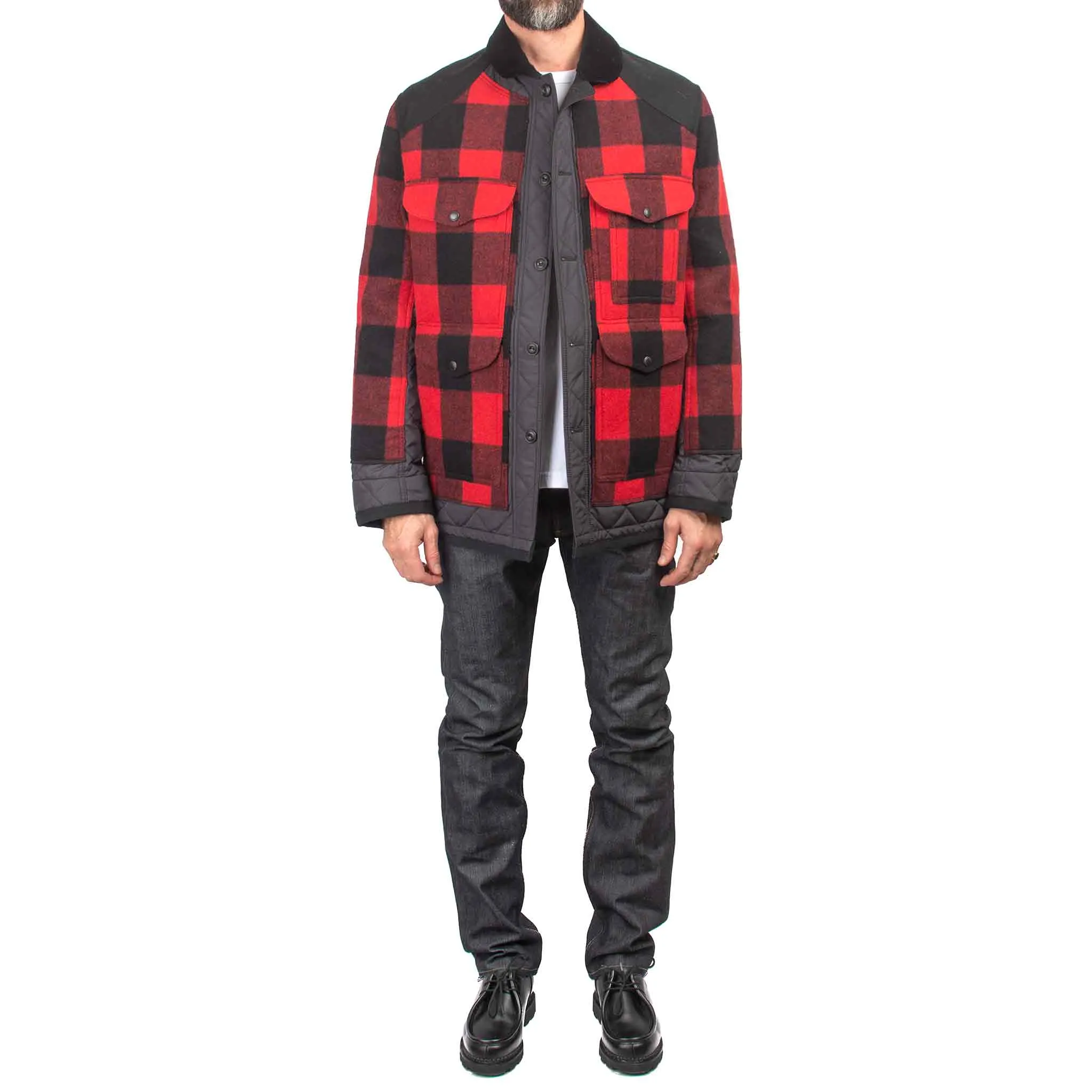 Junya Watanabe MAN Plaid Jacket Black/Red