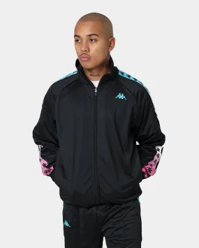 Kappa 222 Banda Anniston Degrade Jacket Black/Turquoise