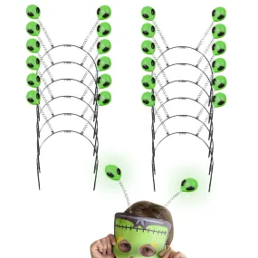 Kicko Glow Alien Bopper of Extraterrestrial Glowing Headbands - Alien-faced Antenna, 10