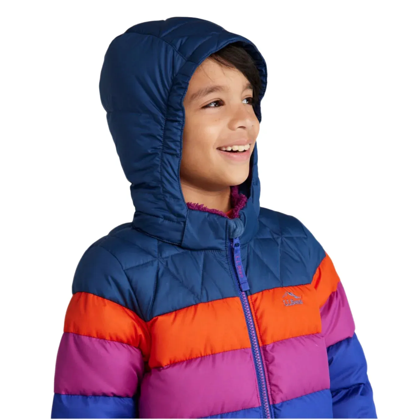 K's Down Jacket, Colorblock