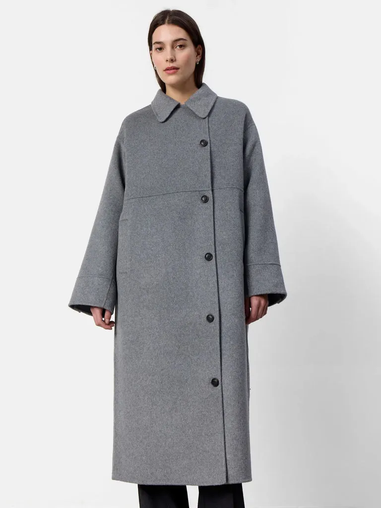 Levete Room Owa OS Military Coat in Grey