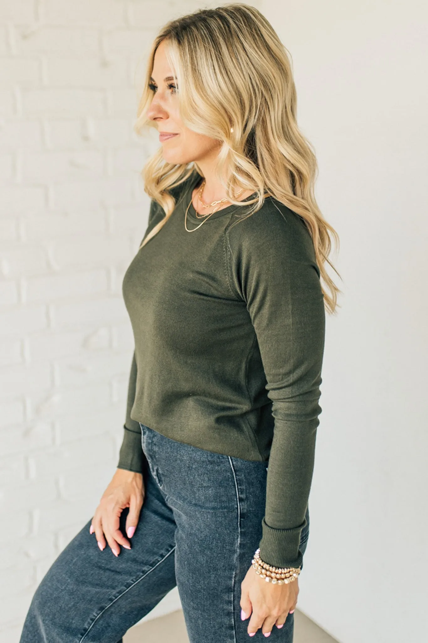 Lightweight Raglan Sweater