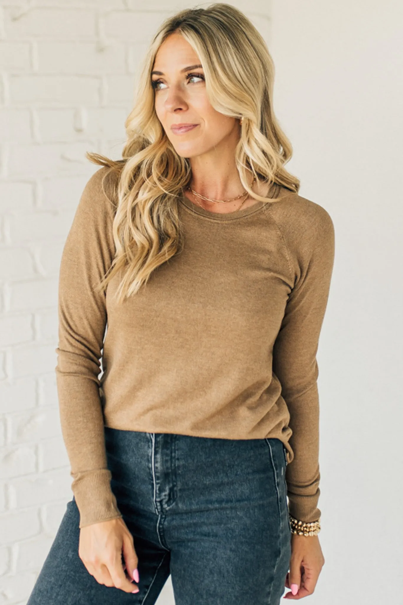 Lightweight Raglan Sweater