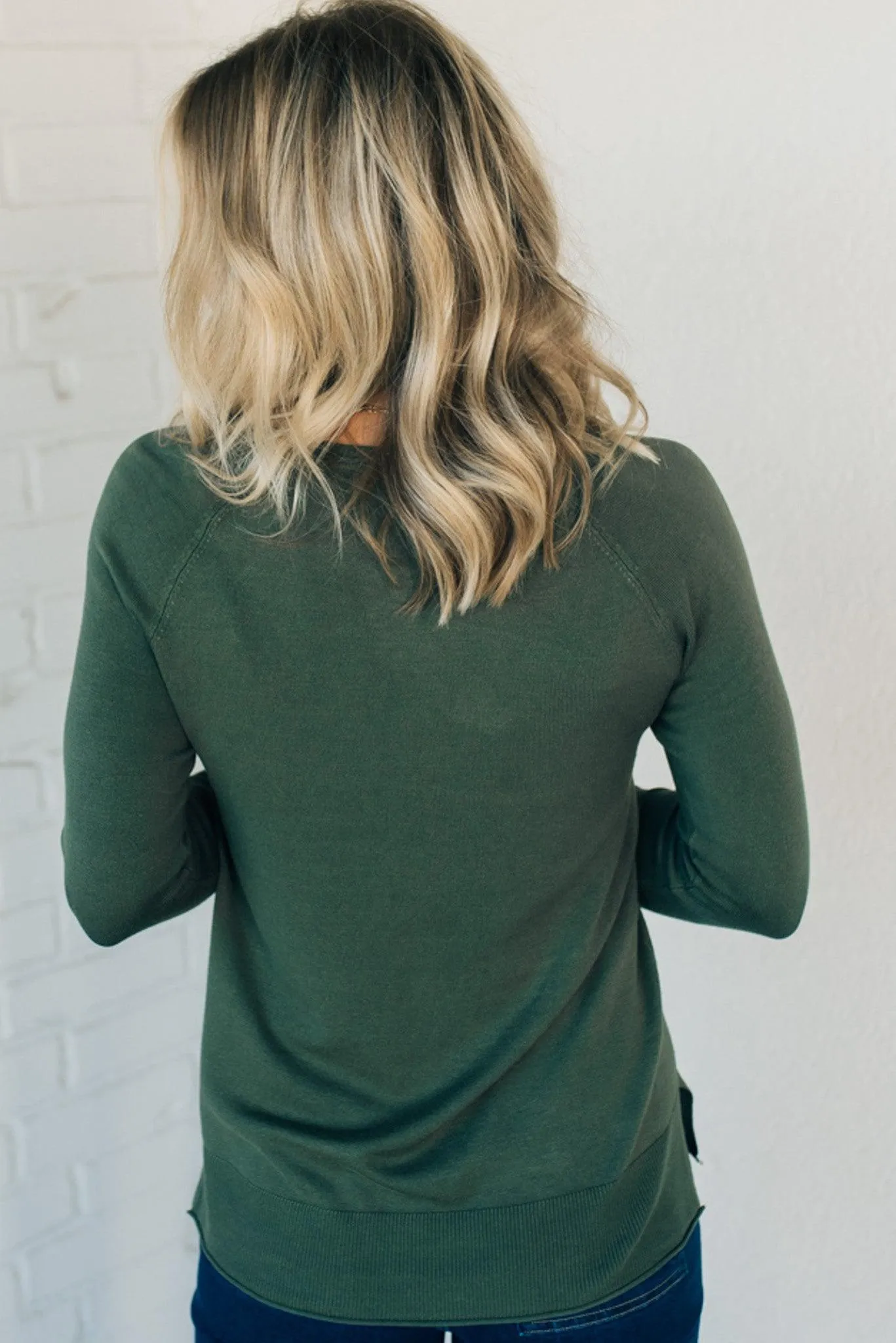 Lightweight Raglan Sweater