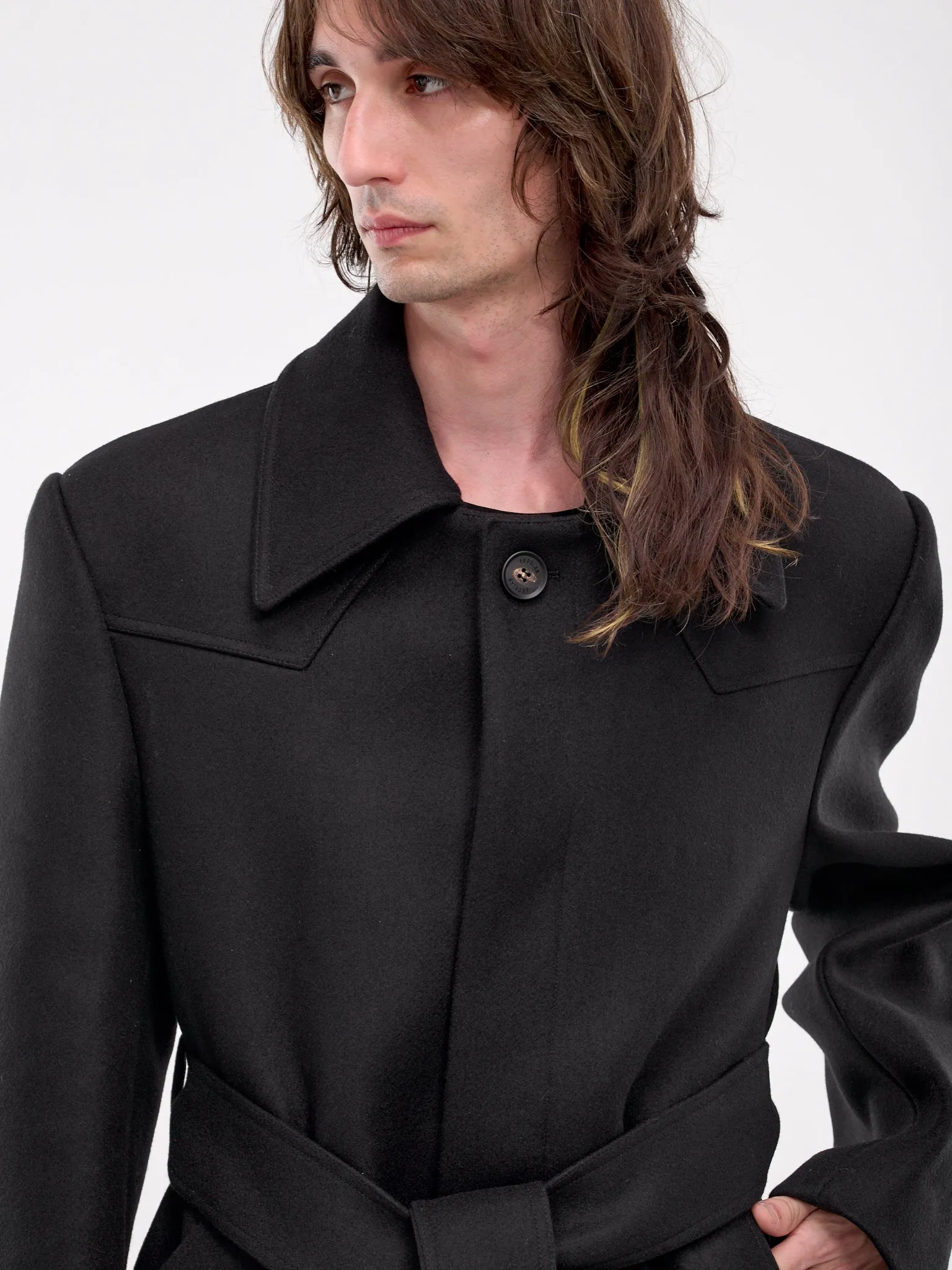 Long Egonic Coat (MT-005-BLACK)