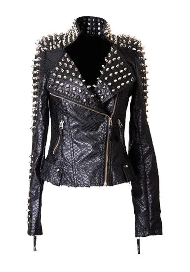 Lookbook Store Spiked Studs Jacket