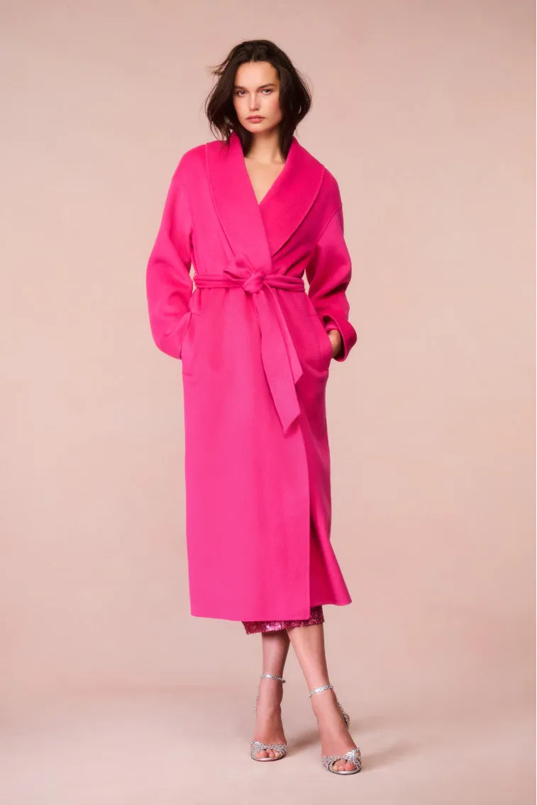 Mahika Wool-Cashmere Wrap Coat