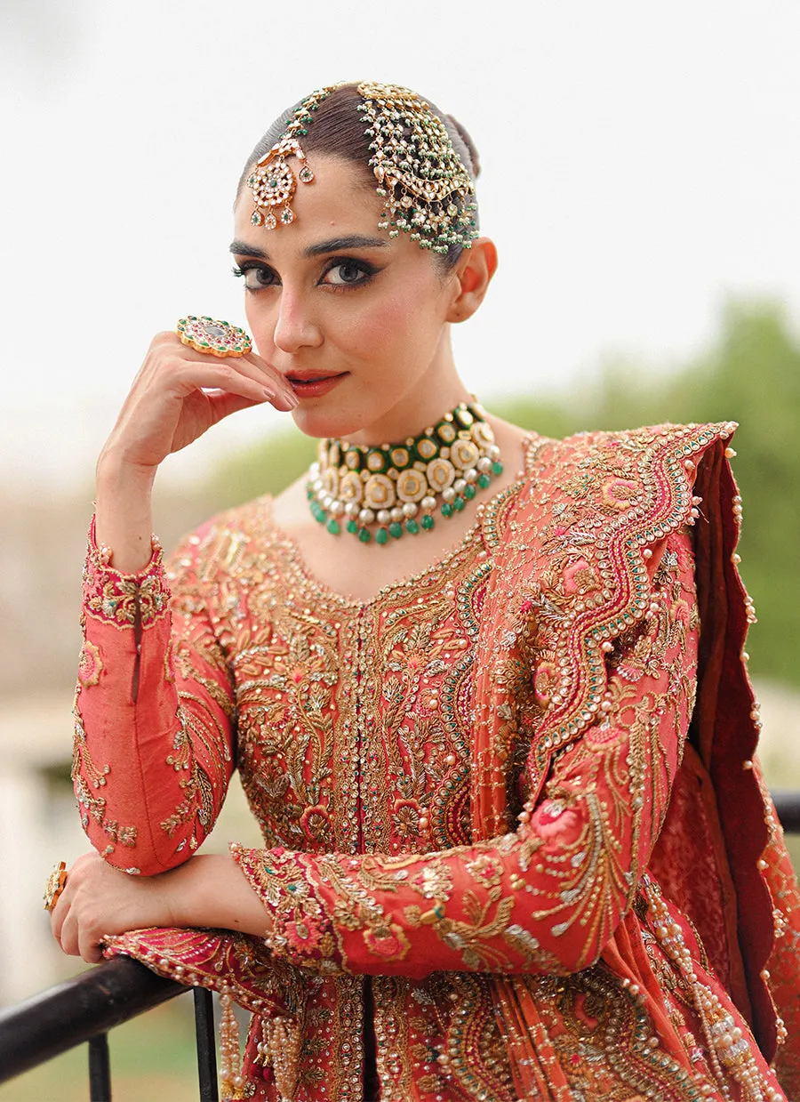 Maisha Trailed Kalidaar With Farshi Bridal