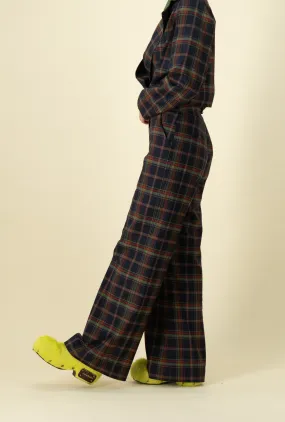 Manhattan Suit Pant in Multi Check