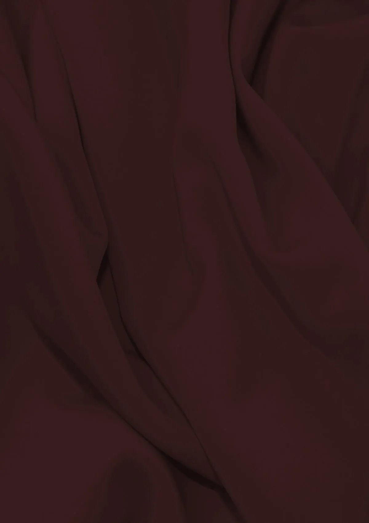 Maroon 60" (150cms) Sienna Crepe Plain Dyed Luxury Soft Feel Fabric Dress/craft/fashion