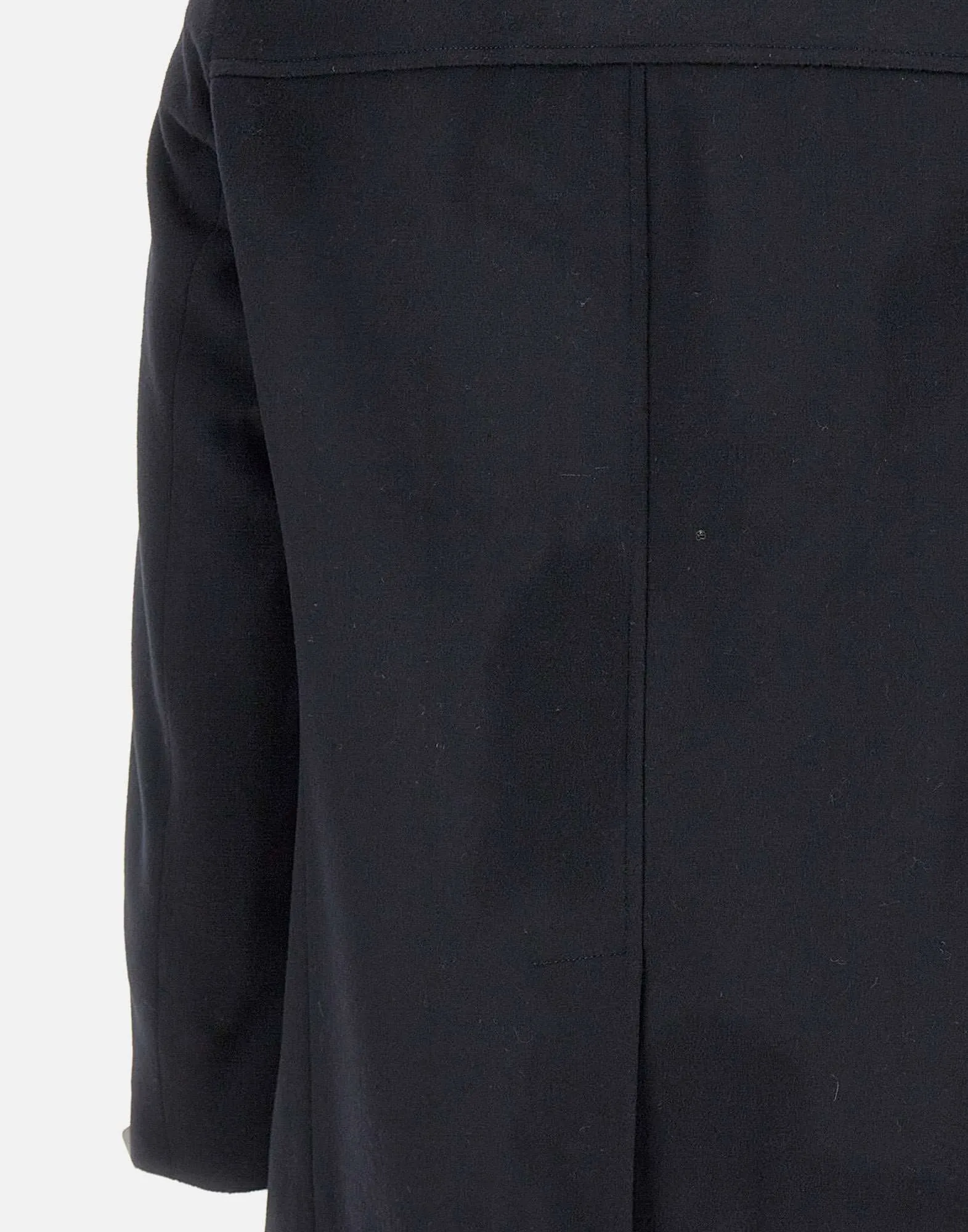 Men's Wool Cashmere Coat in Night Blue