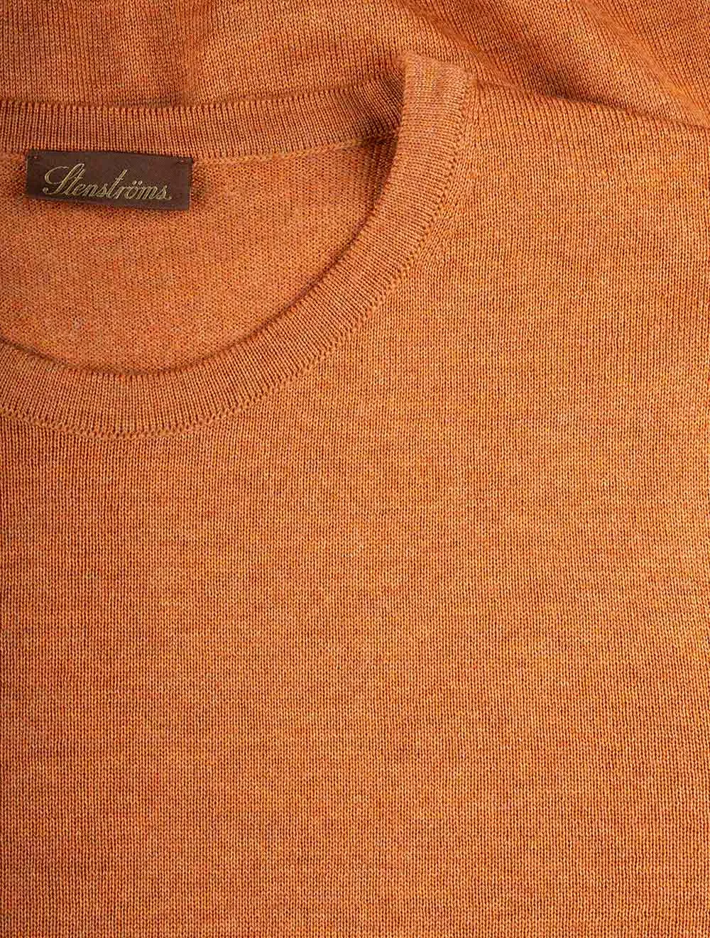 Merino Wool Crew Neck Rust 767