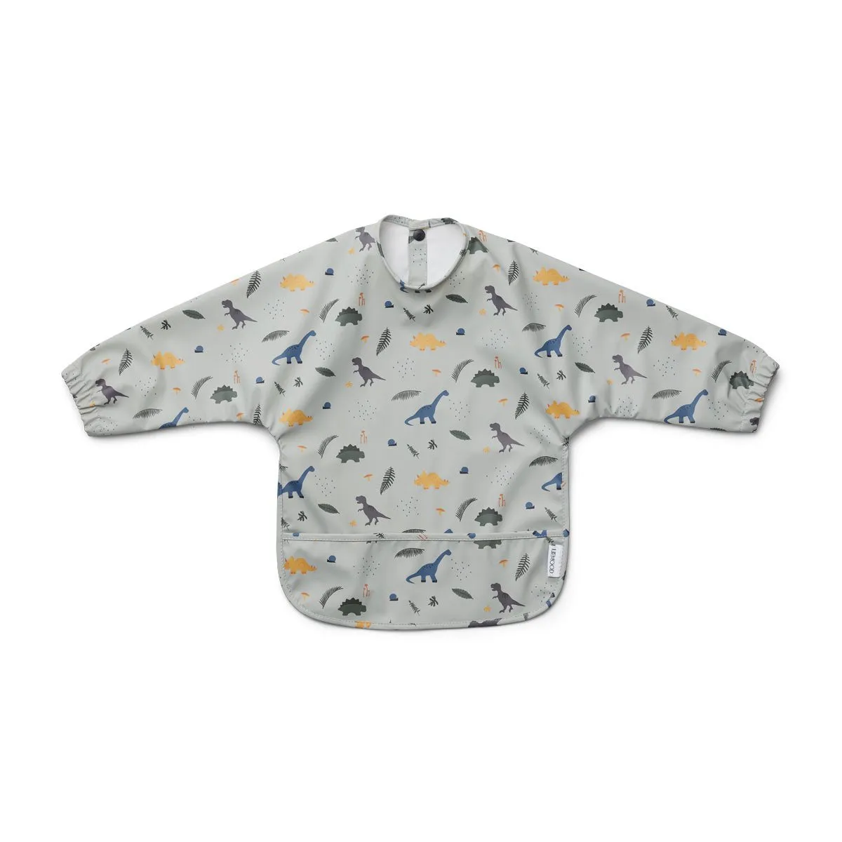 Merle Cape Bib - Dino dove blue mix