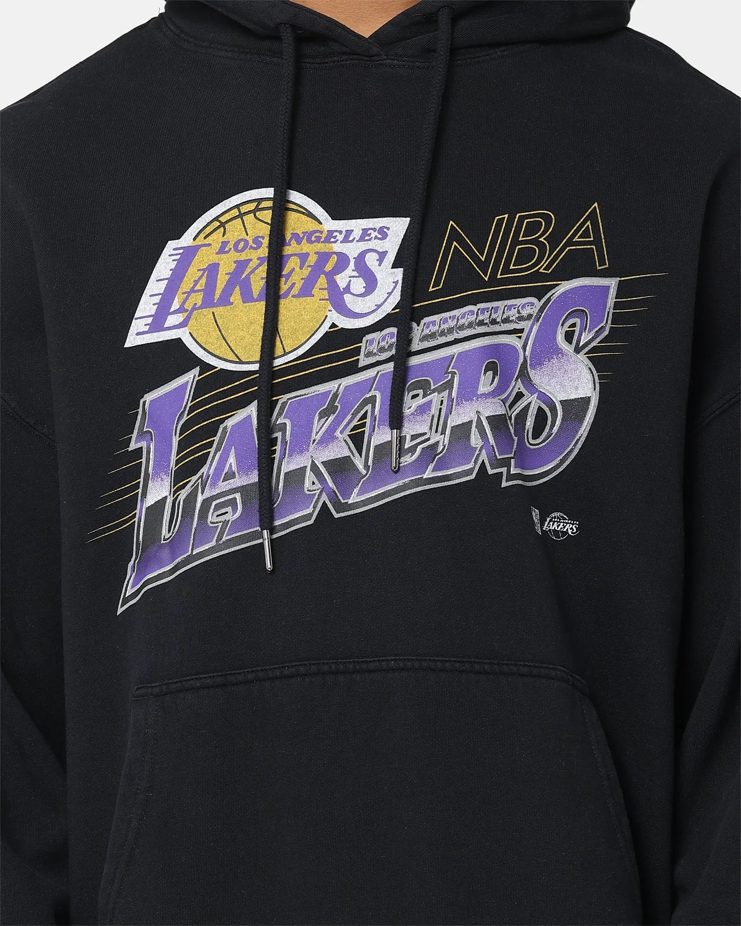 Mitchell & Ness Los Angeles Lakers Last Second Shot Hoodie Faded Black