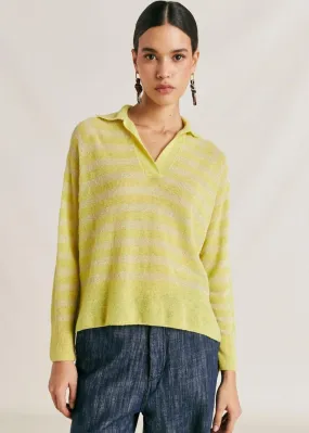 MOMONI Egide Polo Sweater - Lime