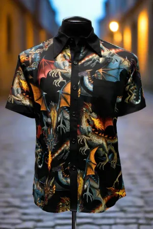 MONSTER SHIRT - DRAGON PRINT - only sizes XXL   3X left!