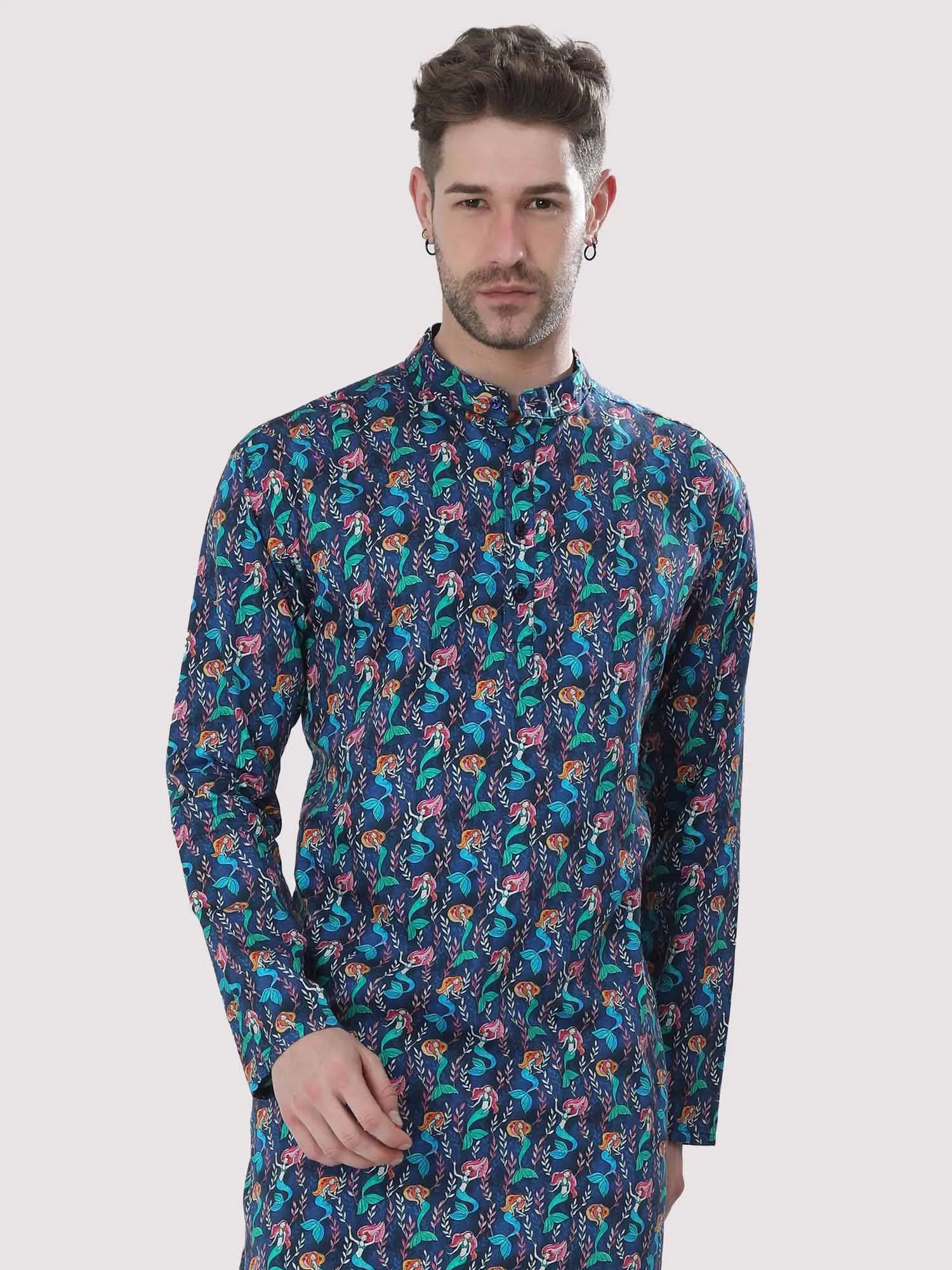 Multicolored Printed Kurta