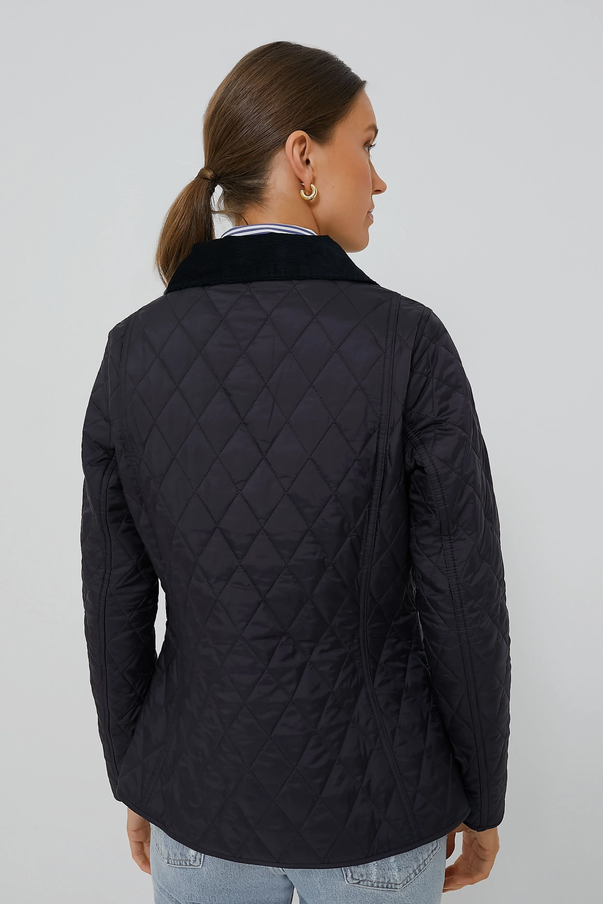 Navy Annandale Quilted Jacket