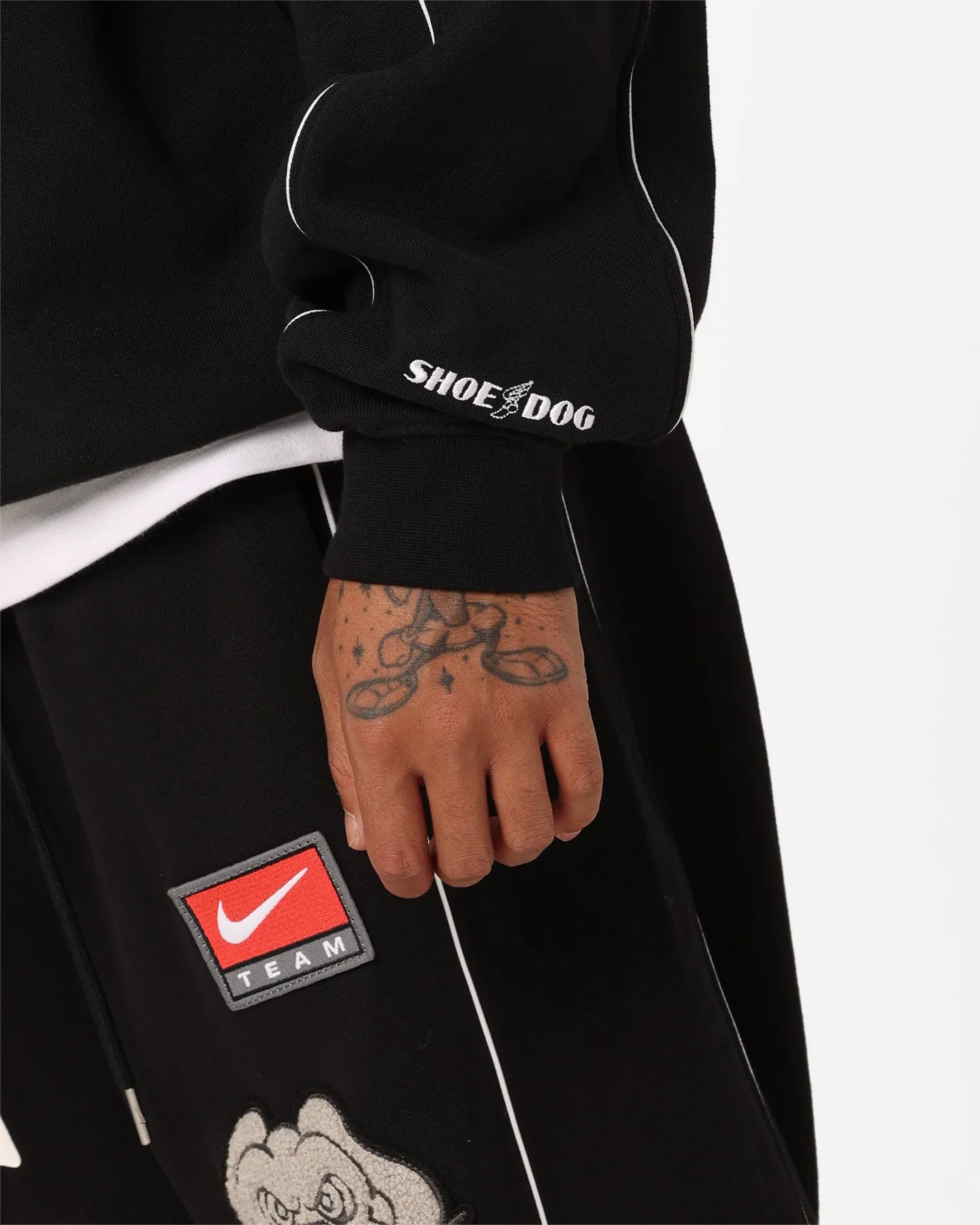 Nike Sportswear Trend Fleece Crewneck Black/White