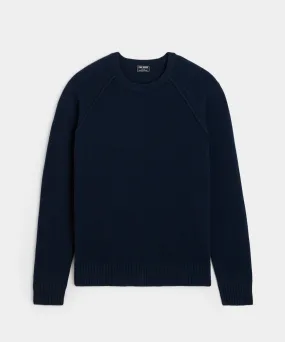 Nomad Cashmere Crewneck in Navy