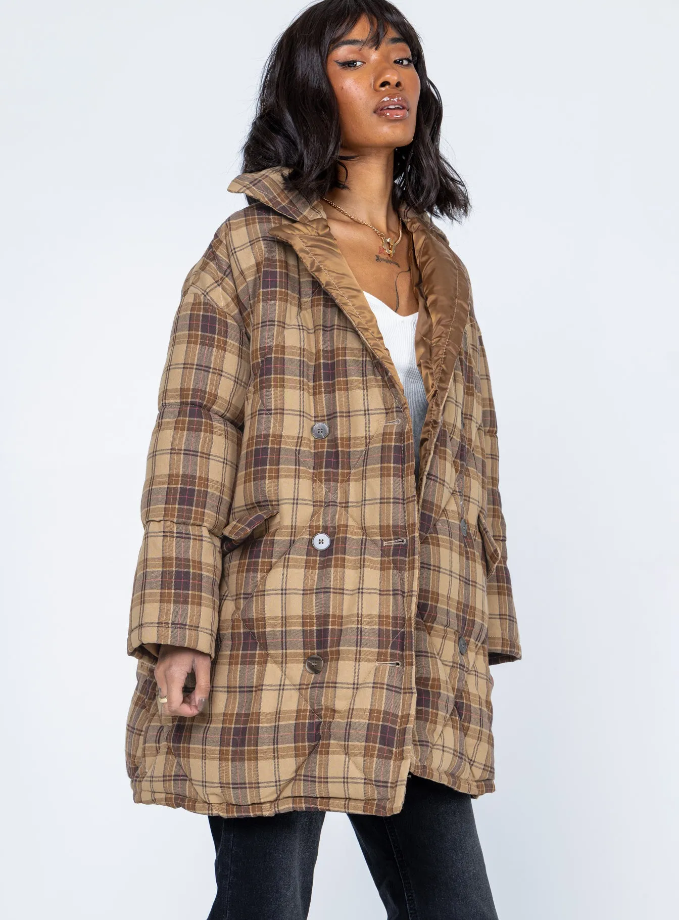 Nyomi Coat Brown