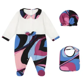 Onde Print Babysuit Set