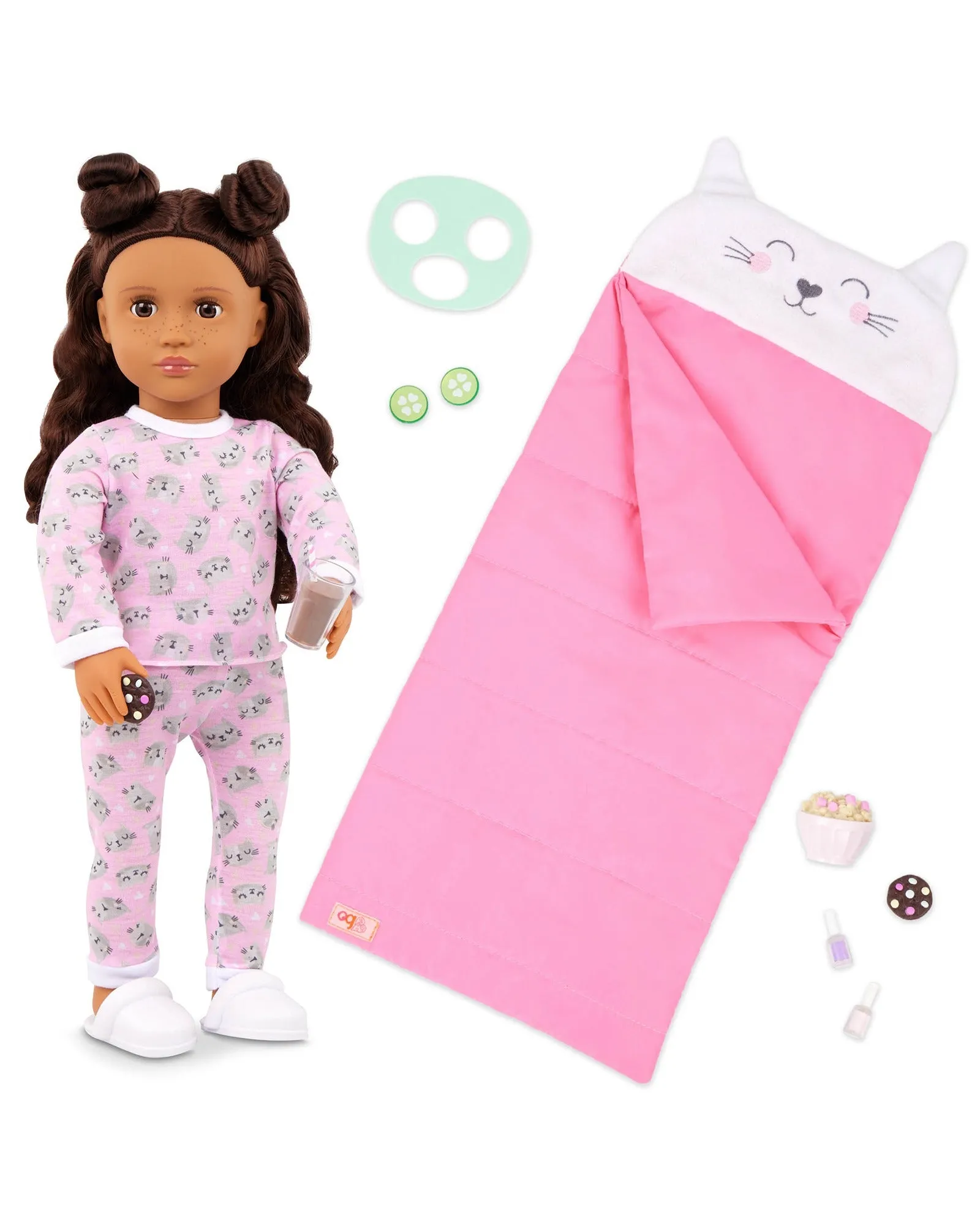 Our Generation Activity Sleepover Doll with Sleeping Bag