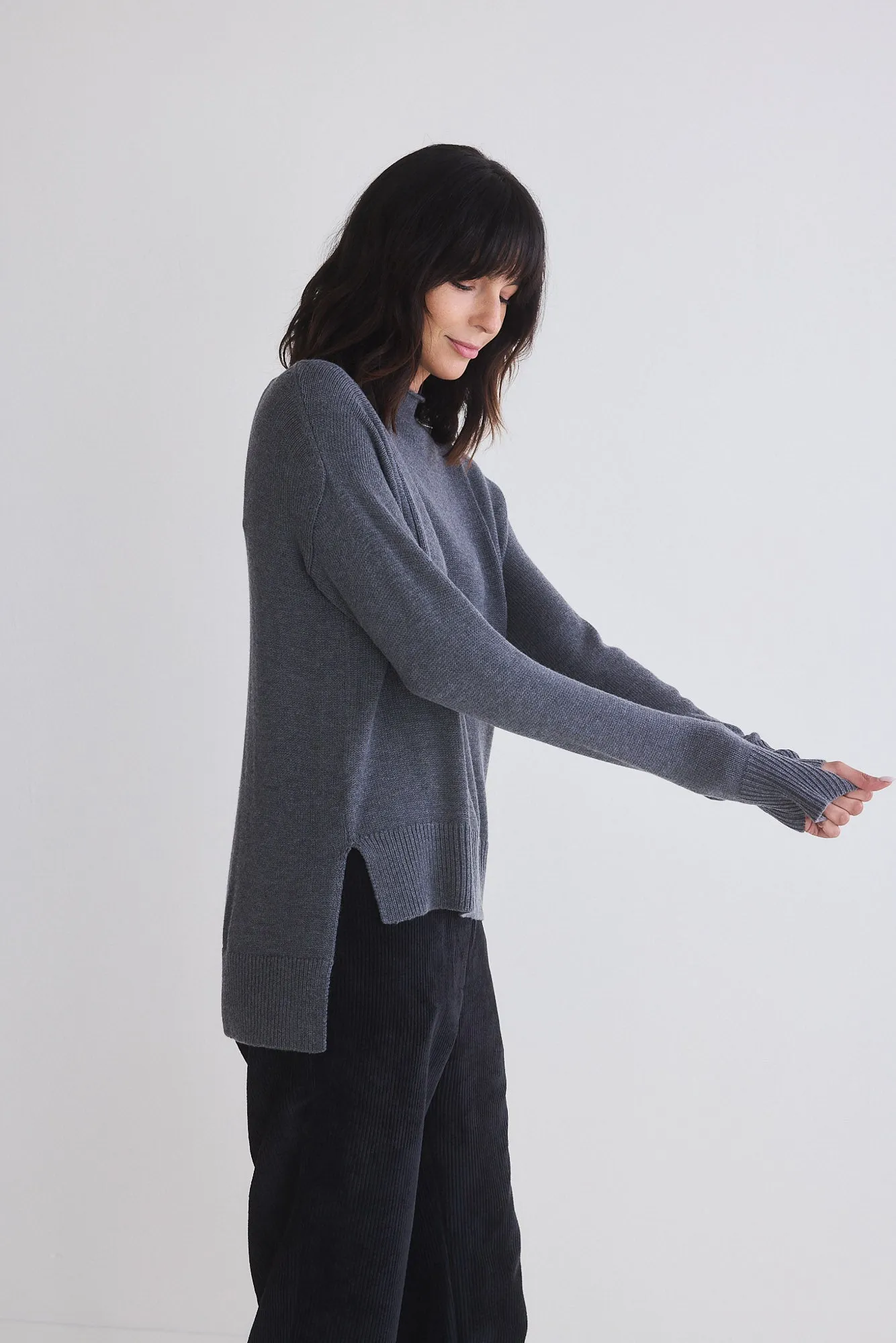 Out of the Box Mock Neck Sweater