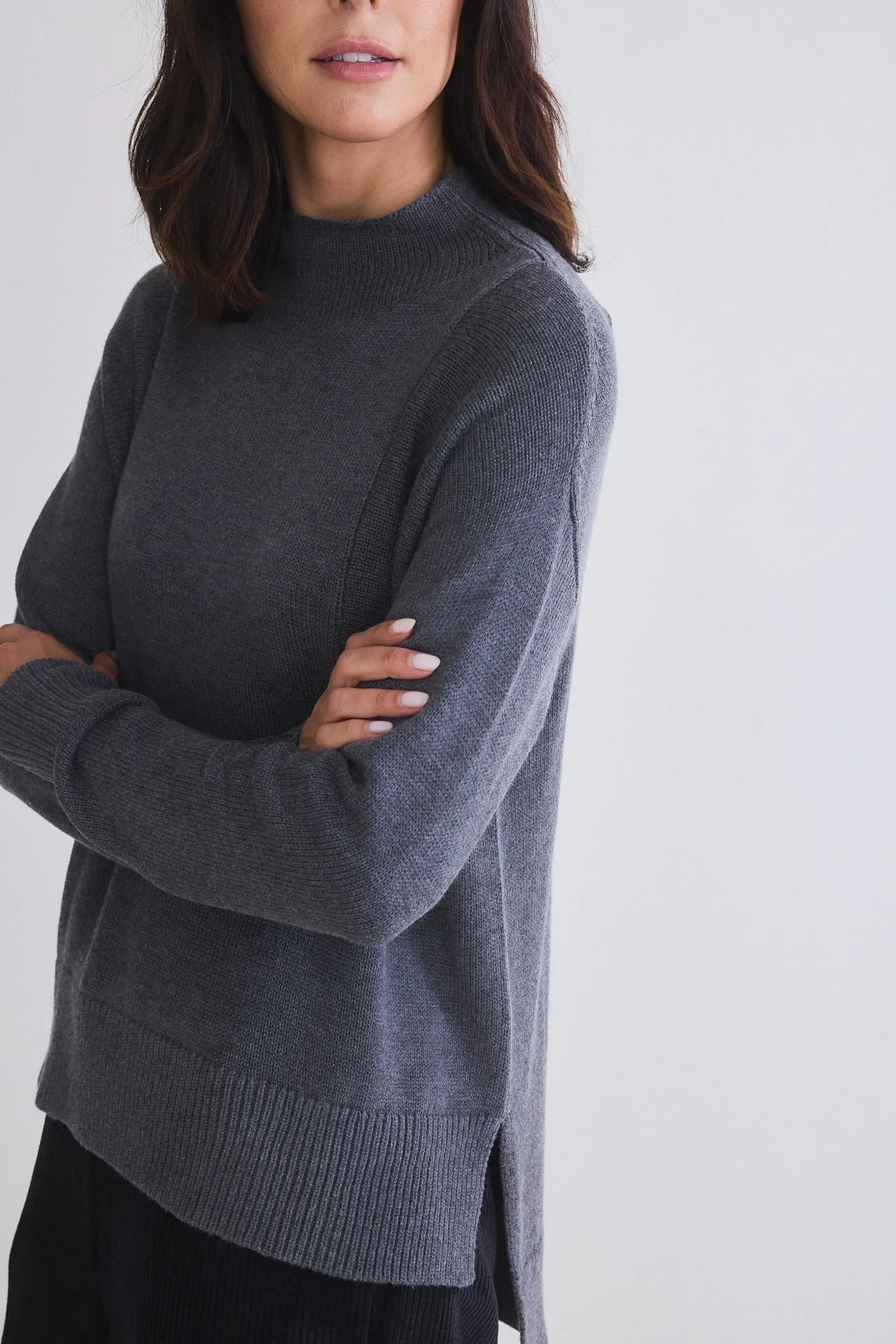 Out of the Box Mock Neck Sweater