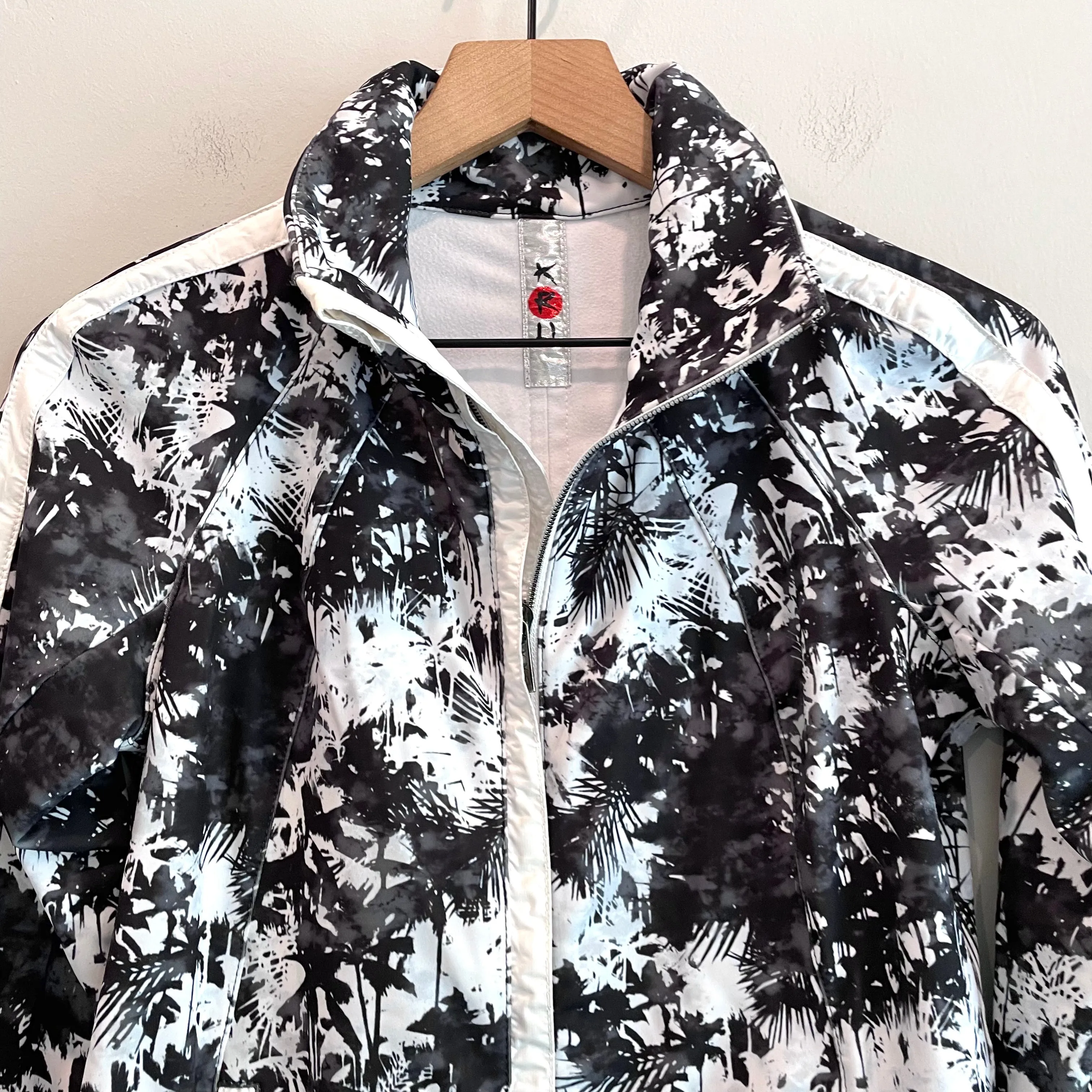 Palm Tree Zip Track Jacket