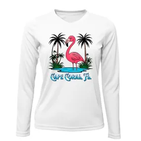 Pink Flamingo Sun Shirt - Women UPF50 Graphic Tee