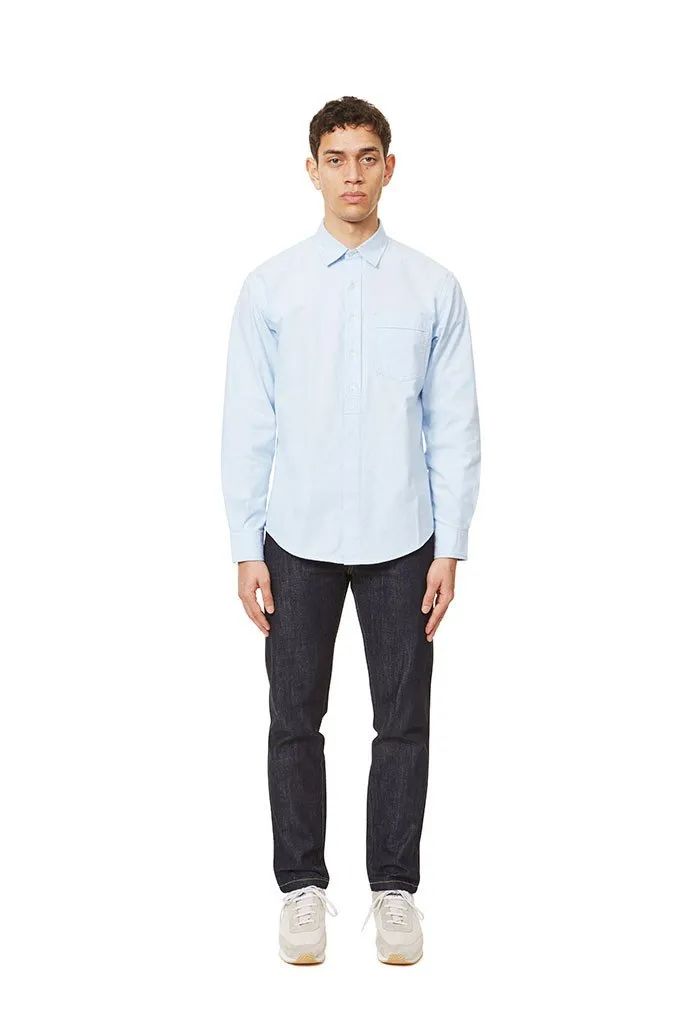 Placket Shirt - Light Blue