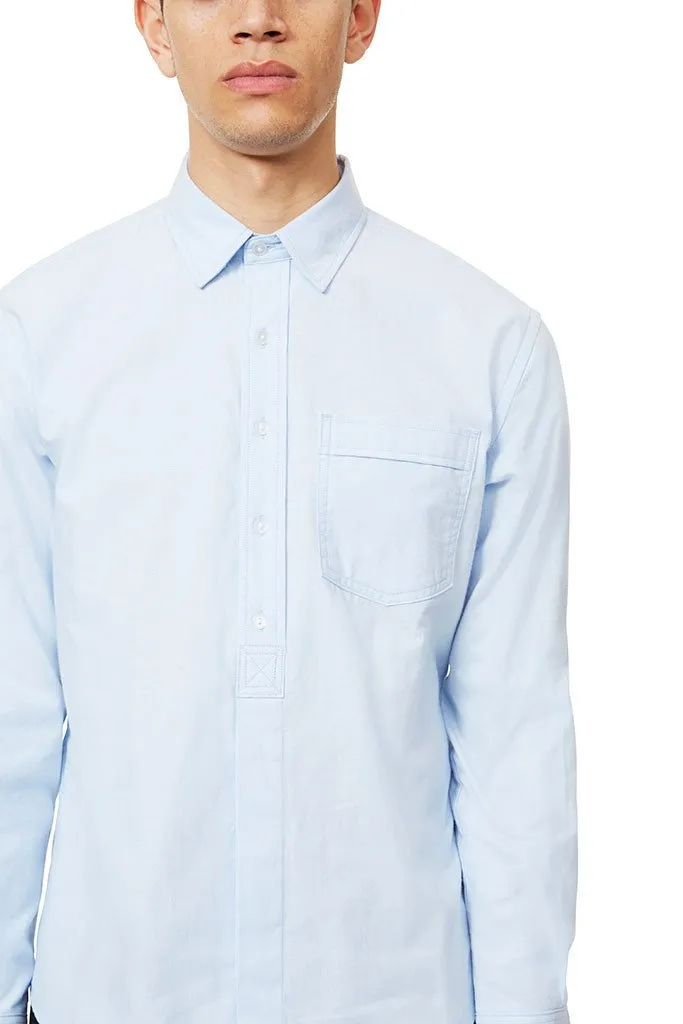 Placket Shirt - Light Blue