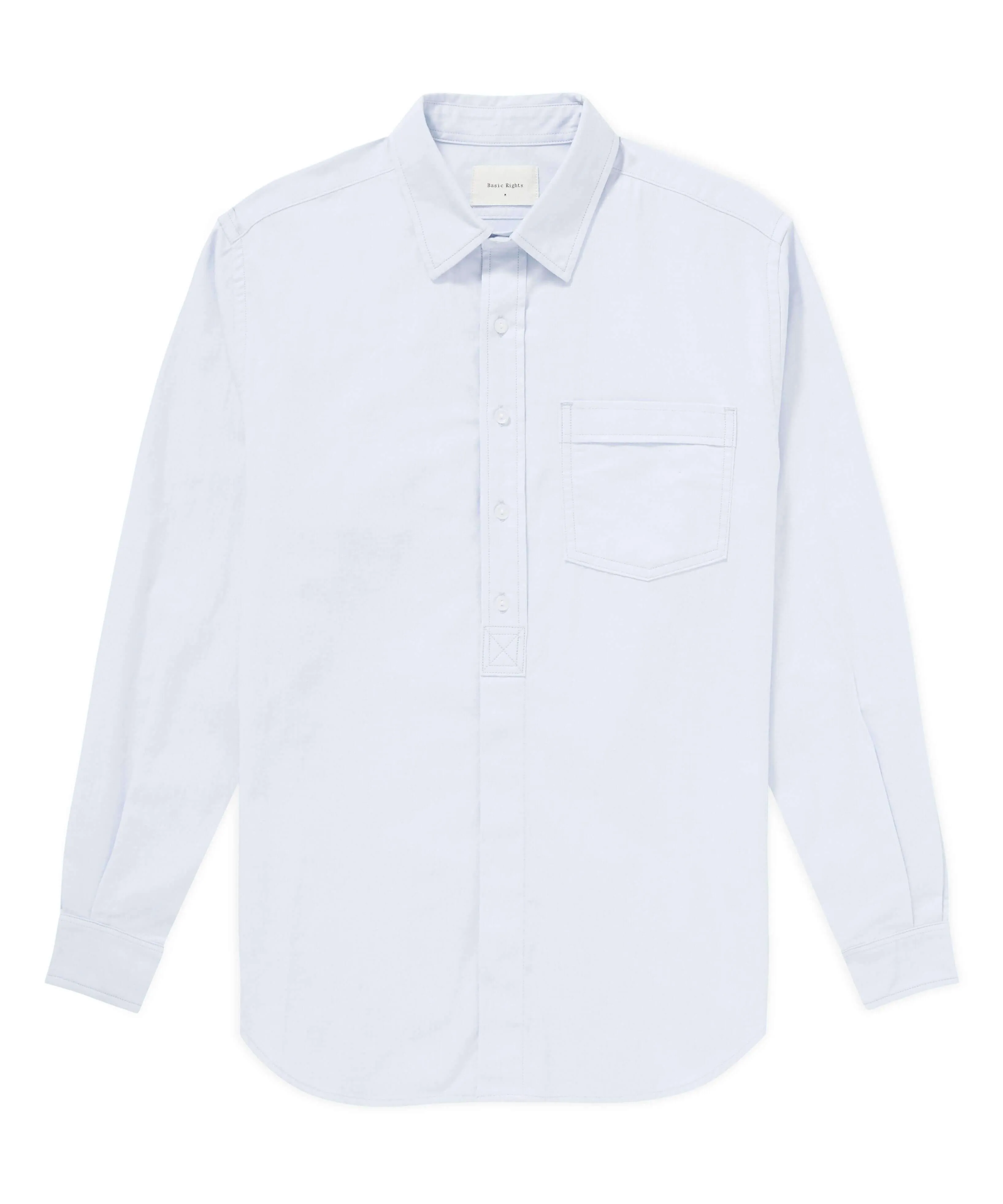 Placket Shirt - Light Blue