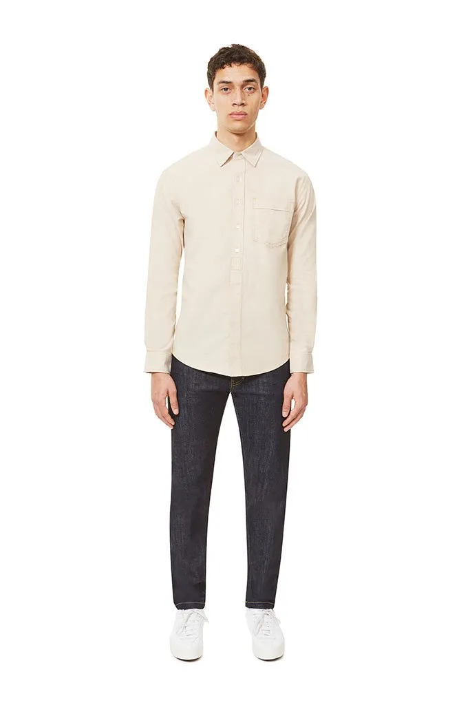 Placket Shirt - Tan