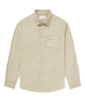 Placket Shirt - Tan